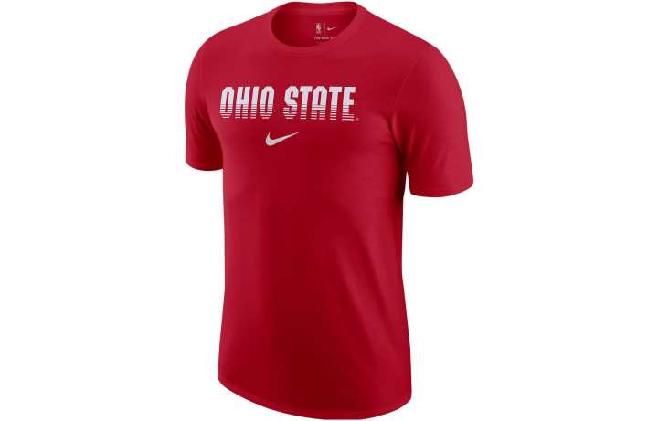Nike Nike T Shirts Men's Red Crew Neck Moderate Straight Fit