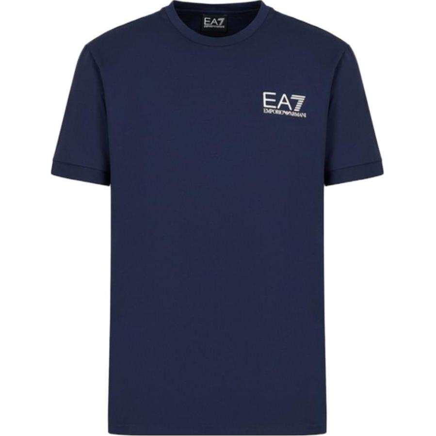 EMPORIO ARMANI EA7 SS23 T Shirt Men's Marine Blue