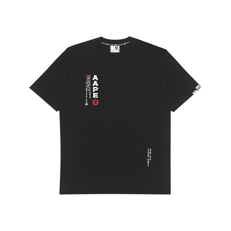 Aape T Shirts Men's Crew Neck Moderate Straight Fit