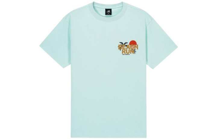 New Balance New Balance Drop Shoulder Sleeve T Shirt Men's Blue