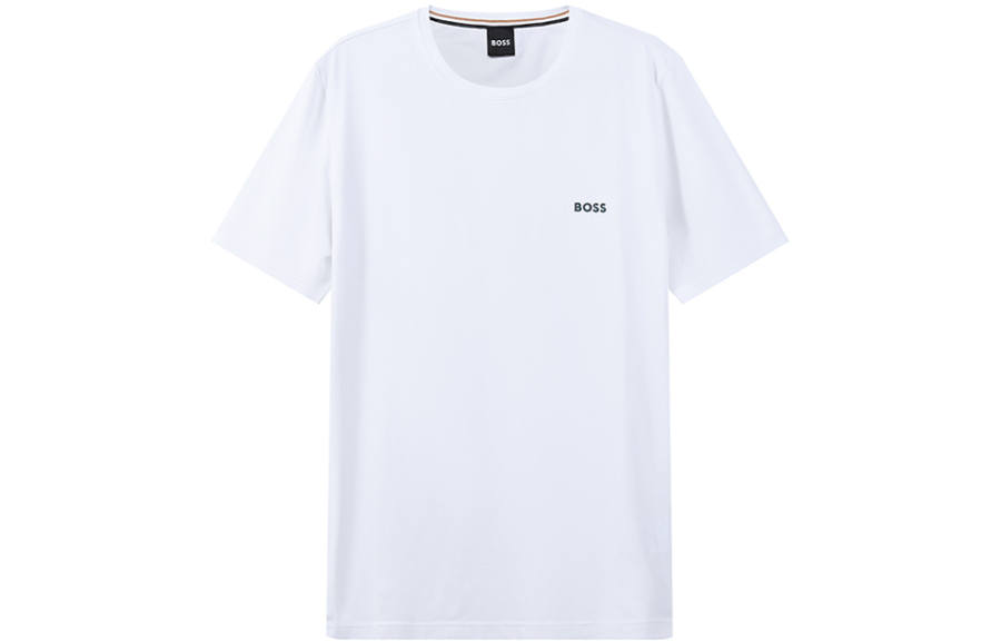 HUGO BOSS 【Best of: PromotionsPrevious Season】logo-embroidered crew neck T-shirt