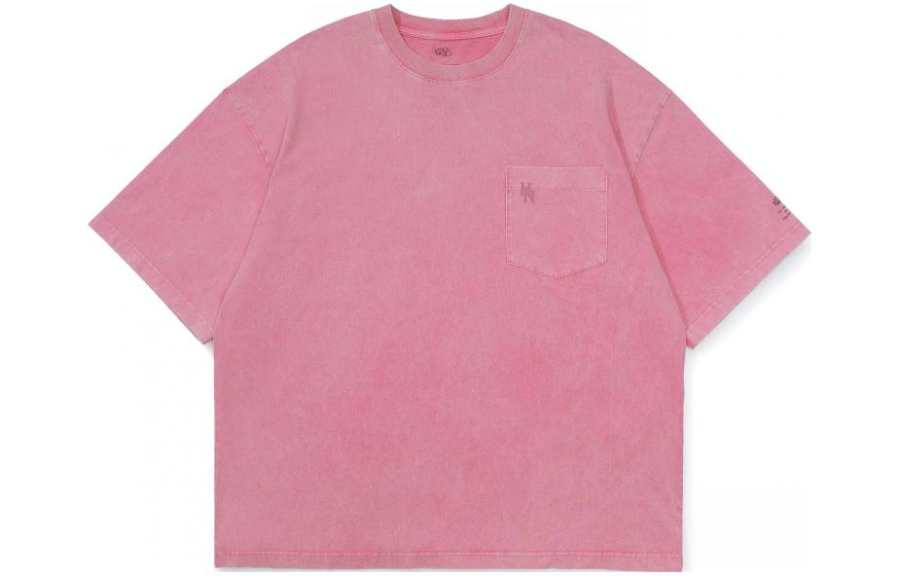 MADNESS T Shirts Unisex Pink Crew Neck Moderate Straight Fit