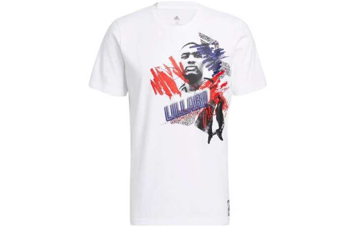 Adidas Adidas T Shirts Men's White Crew Neck Moderate Straight Fit