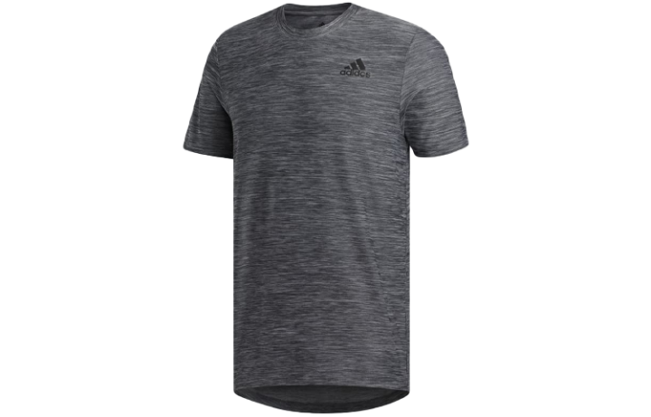 Adidas Adidas T Shirts Men's Gray Crew Neck Moderate Straight Fit