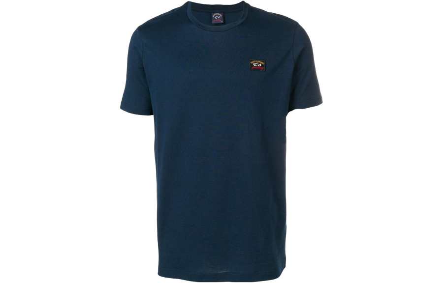 Paul & Shark Logo Patch Round Neck T Shirt