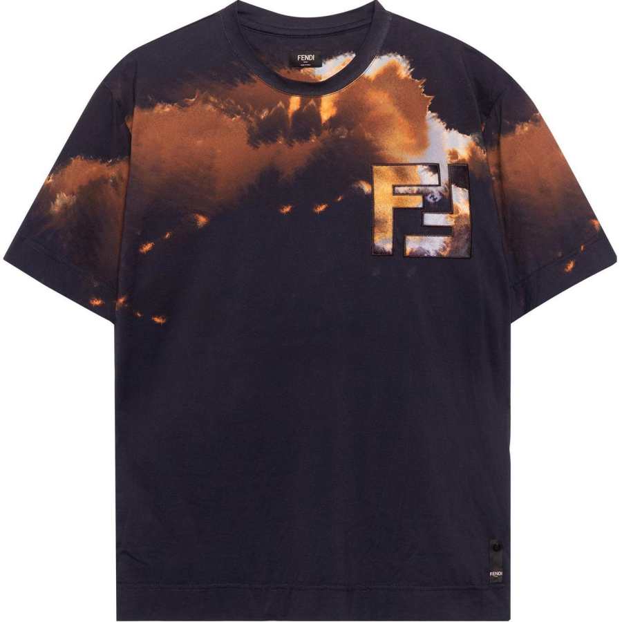 FENDI SS23 T Shirt Men's Multicolor