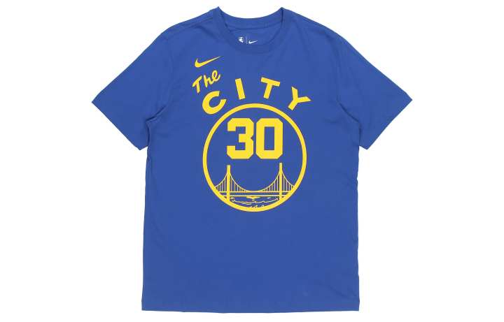 Nike Nike T Shirts Men's Blue Crew Neck Moderate Straight Fit