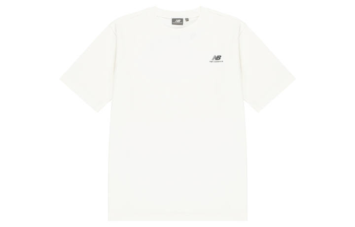 New Balance New Balance Drop Shoulder Sleeve T Shirt Unisex White