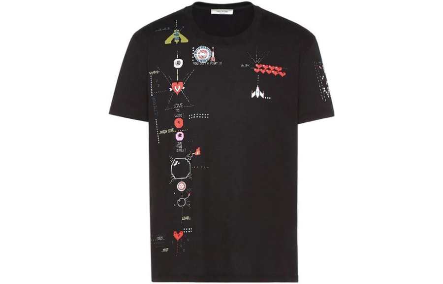 Valentino SS23 T Shirt Men's Black
