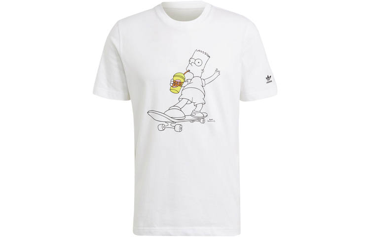 Adidas Originals x The Simpsons T Shirt Men's White