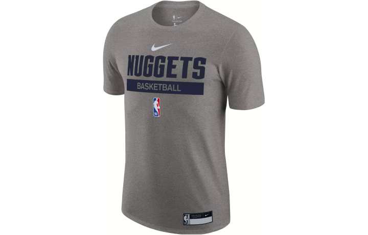 Nike Nike T Shirts Men's Gray Crew Neck Moderate Straight Fit