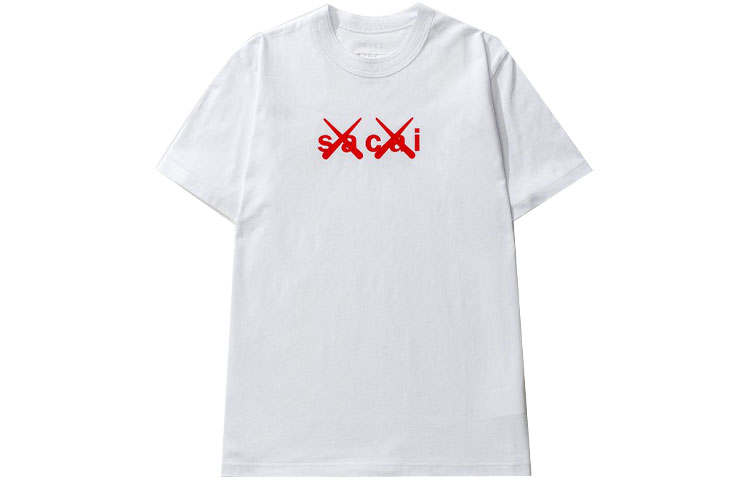Sacai KAWS X Sacai Kids Flock Print Tee