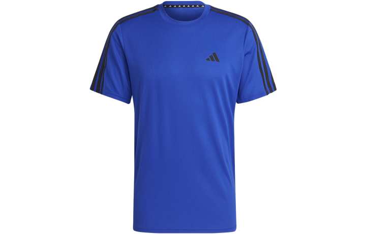 Adidas Adidas T Shirts Men's Blue Crew Neck Moderate Straight Fit