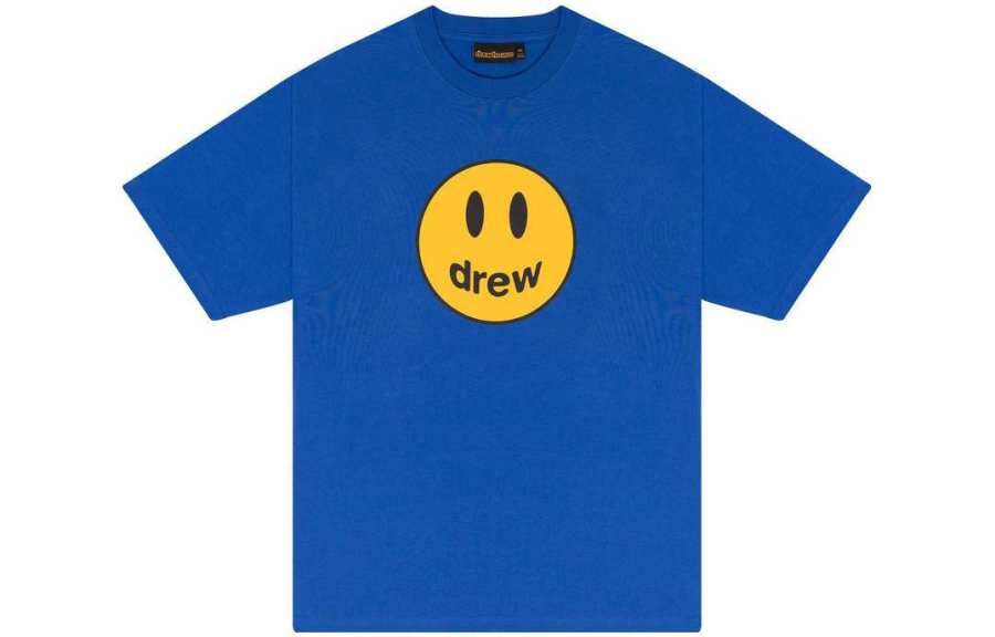 Drew house SS23 T Shirts Unisex Blue Crew Neck Moderate Straight Fit