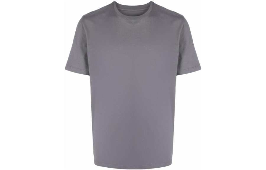 Maison Margiela T Shirts Men's Dark Gray Crew Neck Moderate Straight Fit