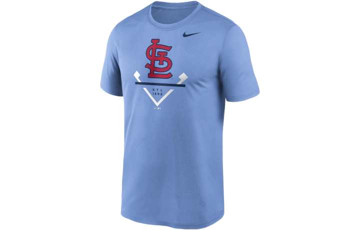 Nike Nike T Shirts Men's Lake Blue Crew Neck Moderate Other