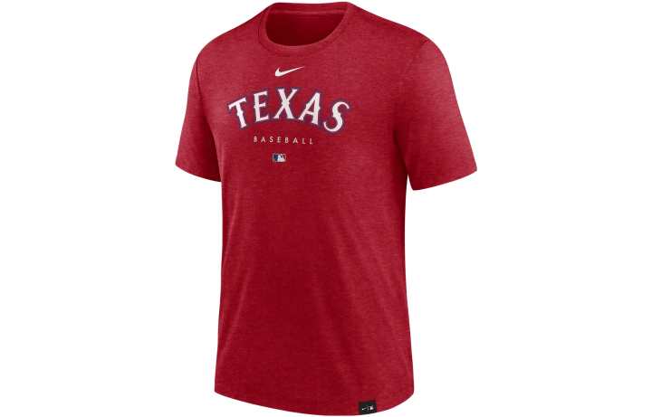 Nike Nike T Shirts Men's Red Crew Neck Thin Straight Fit