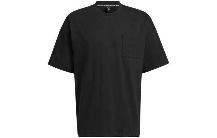 Adidas Adidas T Shirts Men's Black Crew Neck Moderate Straight Fit