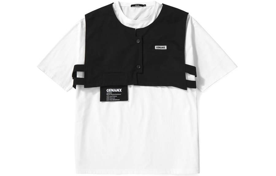GENANX T Shirts Unisex Crew Neck Moderate Straight Fit