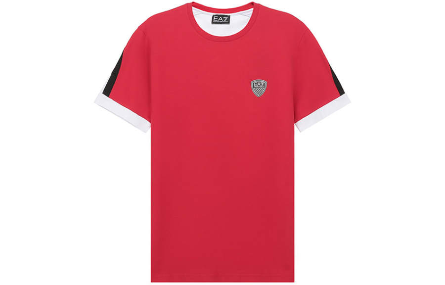 EMPORIO ARMANI EA7 T Shirt Men's Red White