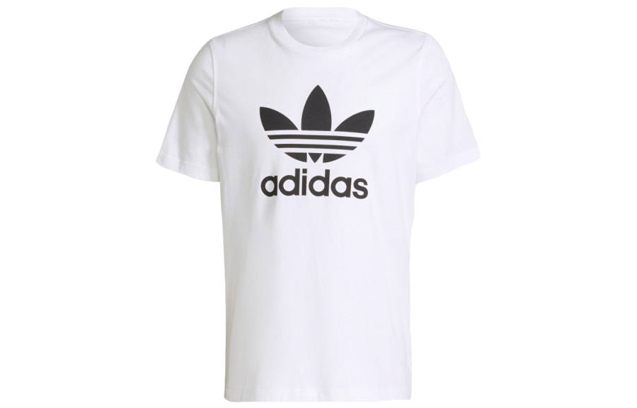 Adidas Originals Adidas Trefoil Logo print Cotton T shirt