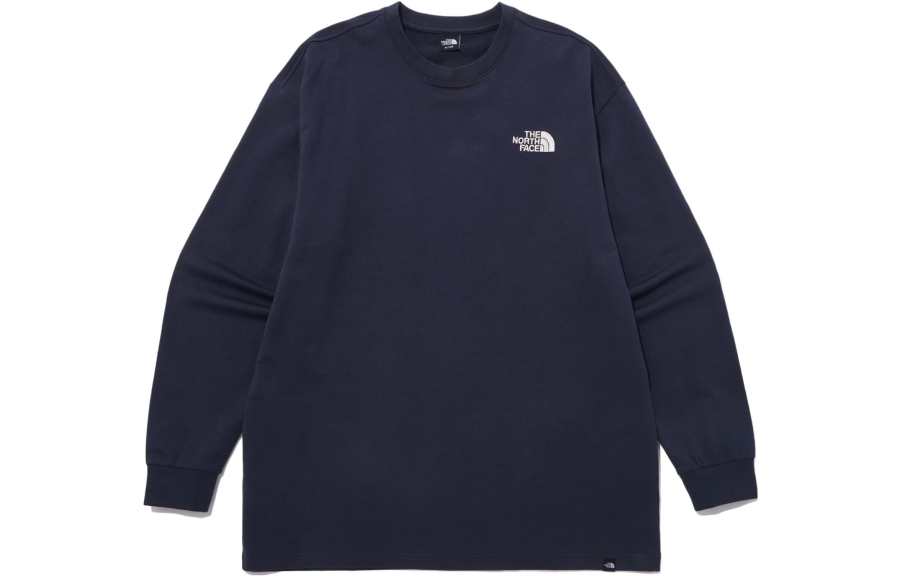 THE NORTH FACE T Shirts Unisex Blue Crew Neck Moderate Straight Fit