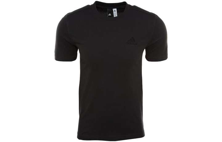 Adidas Adidas T Shirts Men's Black Crew Neck Moderate Straight Fit