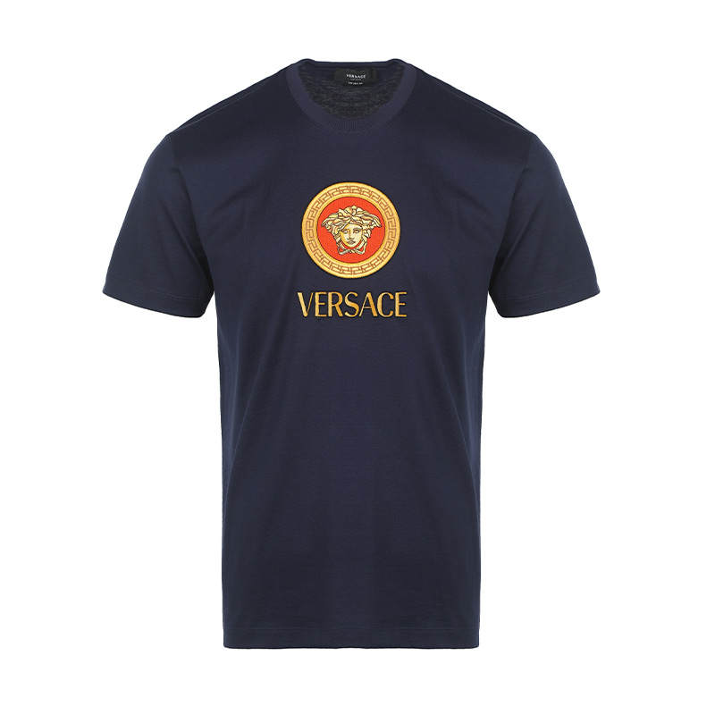 VERSACE VERSACE FW22 T Shirt Men's Dark Blue