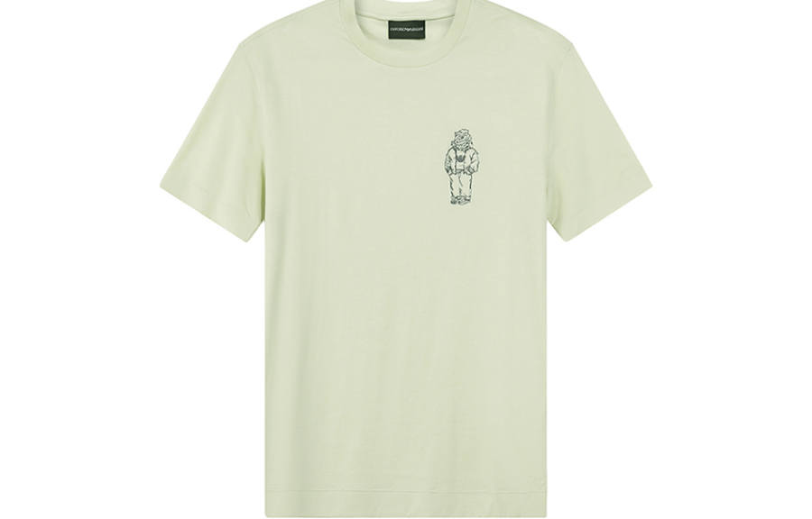 EMPORIO ARMANI SS23 T Shirt Men's Green