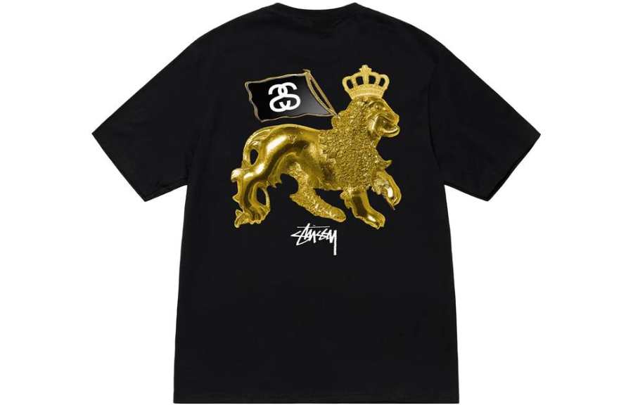 Stussy Stussy Gold Lion Tee