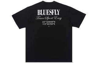 BLUESFLY T Shirts Unisex Crew Neck Moderate Straight Fit