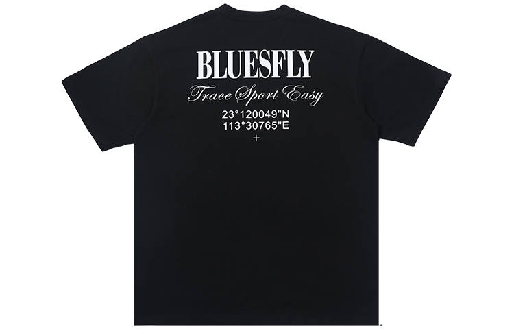 BLUESFLY T Shirts Unisex Crew Neck Moderate Straight Fit