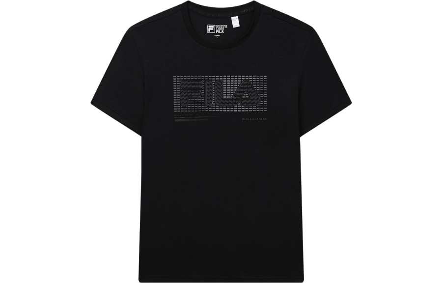 FILA Set in Sleeve T Shirt Men's Jet Black