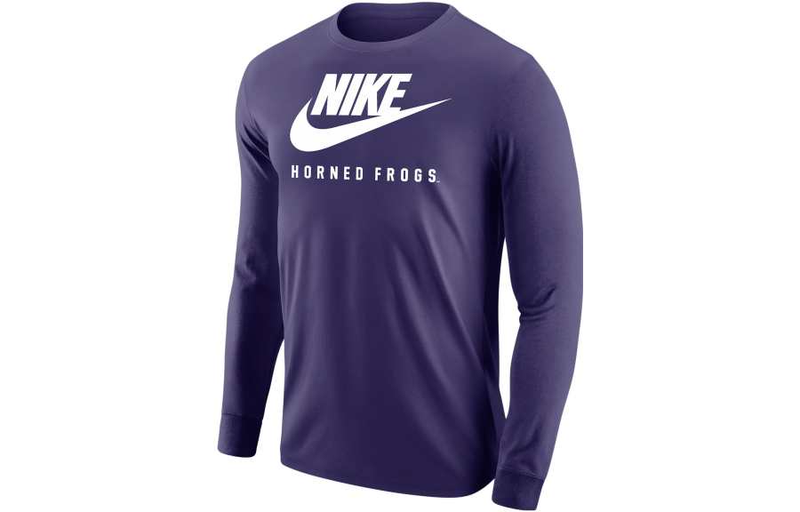 Nike Nike T Shirts Men's Purple Crew Neck Moderate Straight Fit