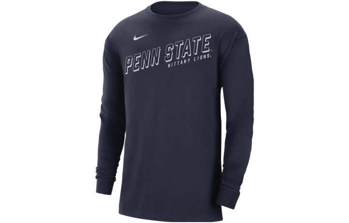 Nike Nike T Shirts Men's Marine Blue Crew Neck Moderate Straight Fit