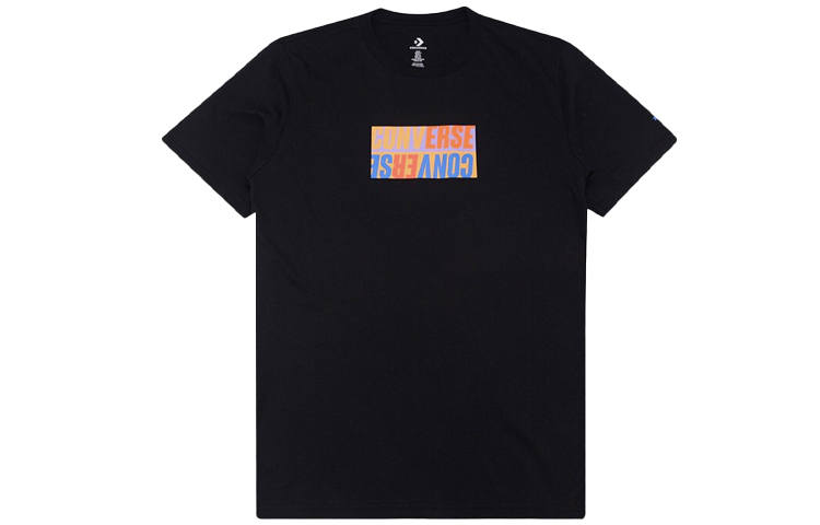 Converse Converse Set in Sleeve T Shirt Men's Black