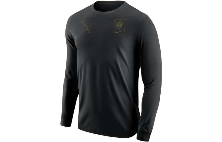 Nike Nike T Shirts Men's Black Crew Neck Moderate Straight Fit