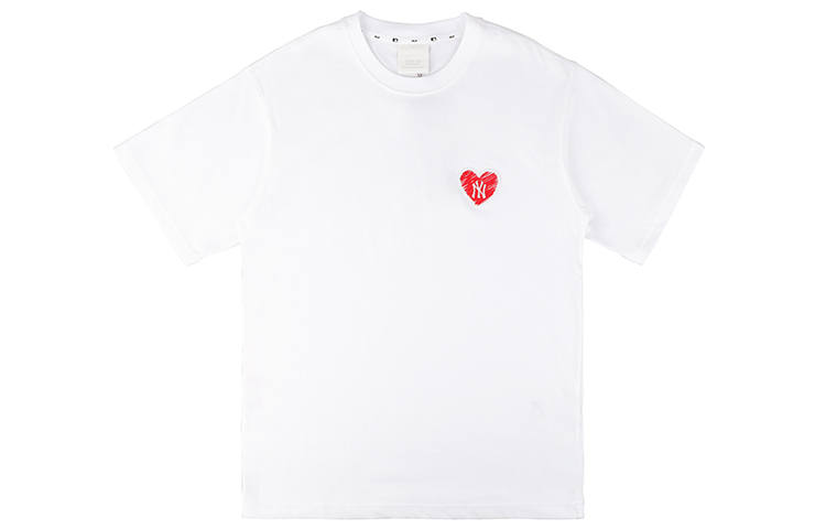 MLB MLB Heart Overfit T Shirt Unisex White