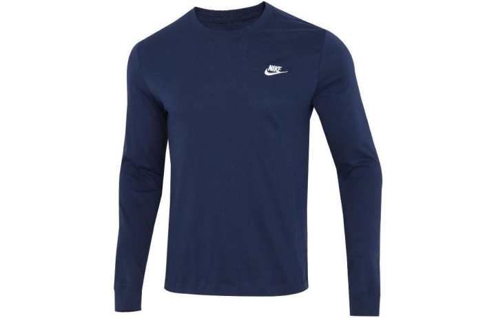 Nike Nike T Shirts Men's Blue Crew Neck Moderate Straight Fit
