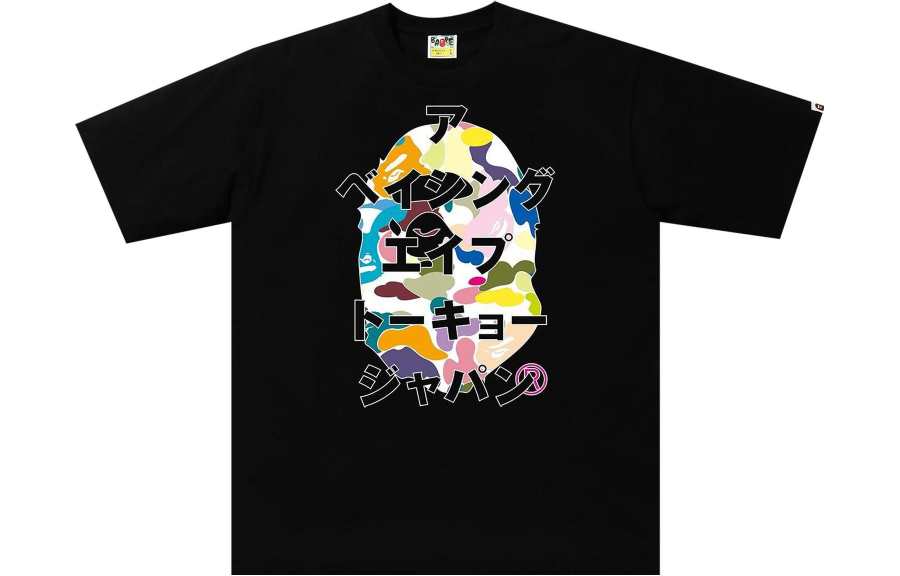 A BATHING APE A BATHING APE T Shirt Men's Black