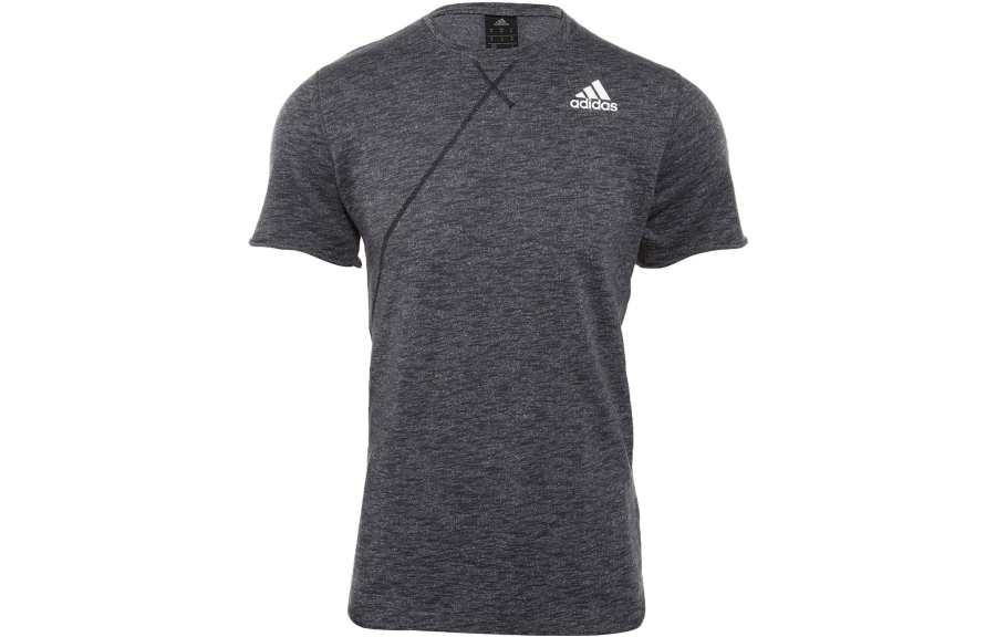 Adidas Adidas T Shirts Men's Black Crew Neck Moderate Straight Fit
