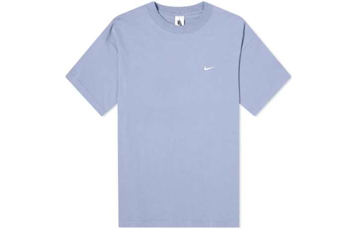 Nike Nike T Shirts Men's Blue Crew Neck Moderate Straight Fit