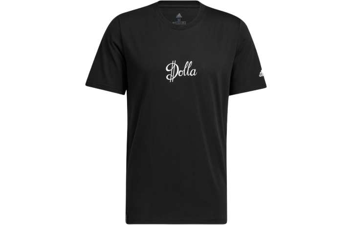 Adidas Adidas T Shirts Men's Black Crew Neck Moderate Straight Fit