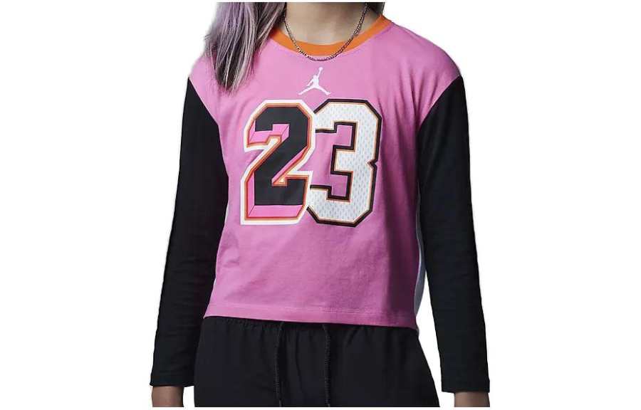 Jordan Jordan Kids T Shirts Crew Neck Moderate Straight Fit