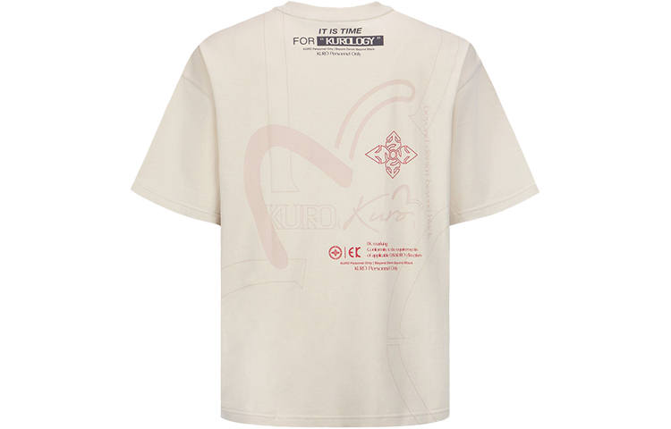 EVISU T Shirts Men's Crew Neck Moderate Straight Fit