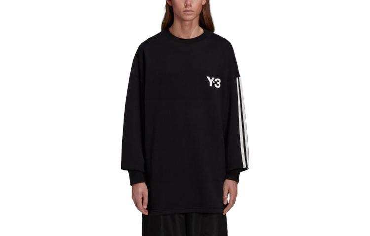 Y-3 Y 3 T Shirts Unisex Black Crew Neck Moderate Straight Fit