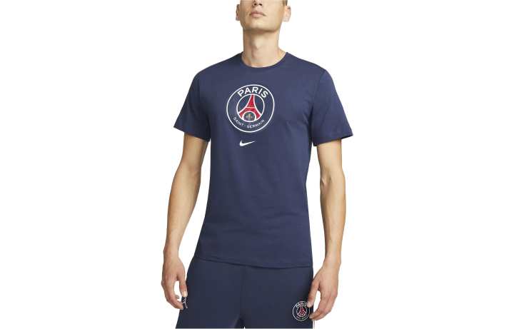 Nike Nike T Shirts Men's Blue Crew Neck Moderate