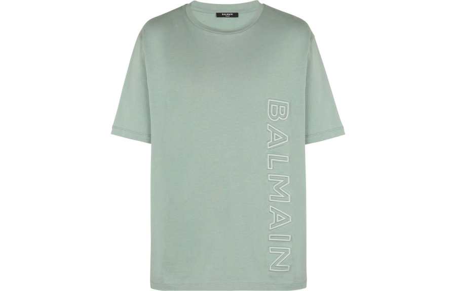 BALMAIN BALMAIN Logo Embossed Crewneck T-Shirt