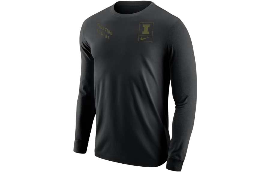Nike Nike T Shirts Men's Black Crew Neck Moderate Straight Fit