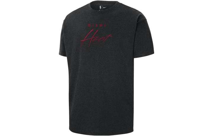 Nike Nike T Shirts Men's Black Crew Neck Moderate Straight Fit